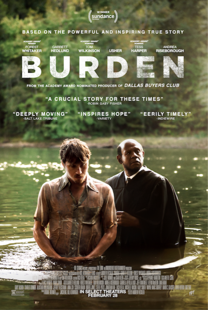 From Oscar-nominated filmmaker Robbie Brenner ('Dallas Buyers Club') and writer/director Andrew Heckler comes 'Burden,' a dramatic true story of compassion and grace in the American South.