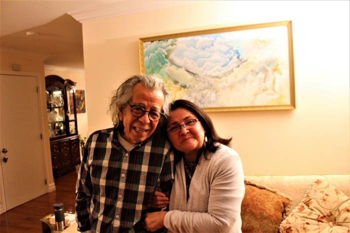 Armando and Sandra Martinez pose inside their affordable home in East New York, Brooklyn.