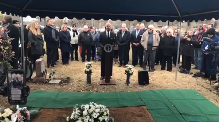 The funeral for 2,411 aborted babies discovered in abortionist's Ulrich Klopfer's possession in South Bend, Indiana, on February 12, 2020.