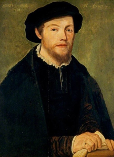 Scottish Protestant leader and martyr George Wishart (c.1513 - 1546). 