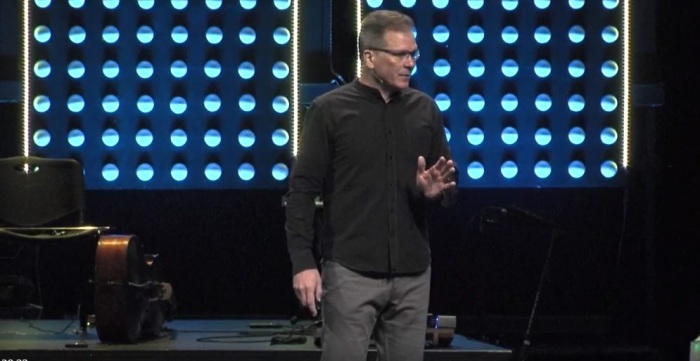 Frank Turek, author and president of the apologetics website Cross Examined, gave a speech on Saturday, Feb. 29, 2020, at the reTHINK Apologetics Student Conference, held at Cottonwood Creek Church in Allen, Texas. 