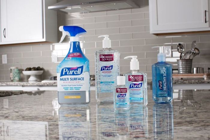 Purell products.