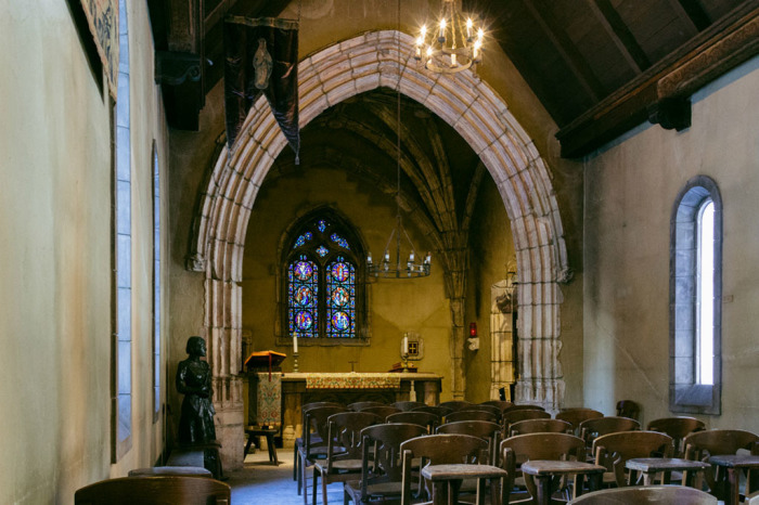 St. Joan of Arc Chapel on the campus of Marquette University in Milwaukee, Wisconsin. 