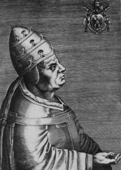 A 17th century image of Pope Urban VI, (c.1318-1389). 