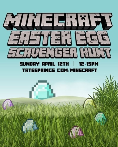 Minecraft Easter Egg Scavenger Hunt