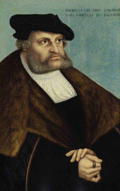 Frederick III, also known as Frederick the Wise (1463-1525), an elector of the Holy Roman Empire who protected Martin Luther during the early years of the Reformation. 