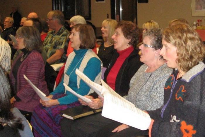 Members of the Skagit Valley Chorale in Washington State.
