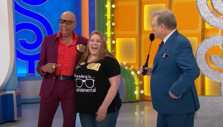 RuPaul seen co-hosting "The Price is Right" game show in an episode that aired on May 11, 2020.