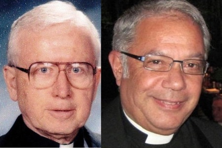 Monsignor Joseph Murphy (L) and Monsignor Richard J. Guastella (R) both died after battling the coronavirus after serving as pastors at St. Clare’s R.C. Church in Great Kills, Staten Island, NY.