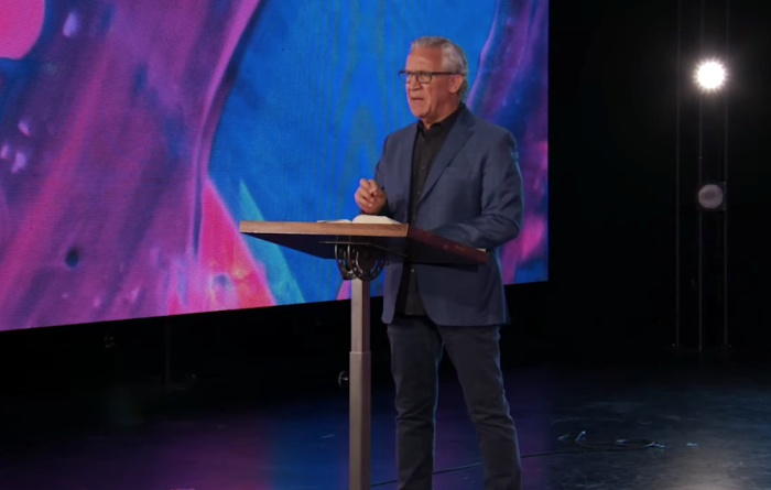 Bill Johnson, senior leader of Bethel Church, speaks during the International Healing Conference, May 2020.