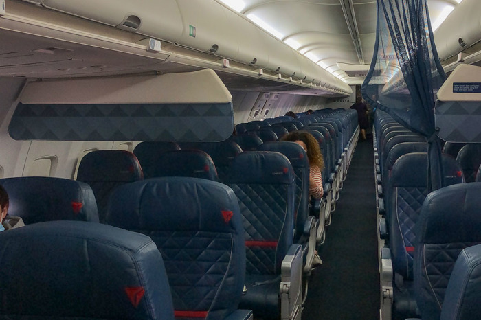 Many flights remain empty, though passenger traffic is slowly increasing, according to numbers from the Transportation Security Administration. 