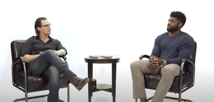 Matthew McConaughey sits down with Emmanuel Acho to have an uncomfortable conversation with a black man, June 10, 2020