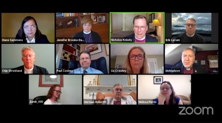 The Title IV hearing for Episcopal Diocese of Albany Bishop William Love, held via Zoom conference on Friday, June 12, 2020.