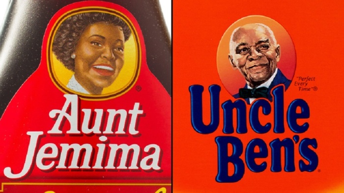 The logos for Aunt Jemima and Uncle Ben's.