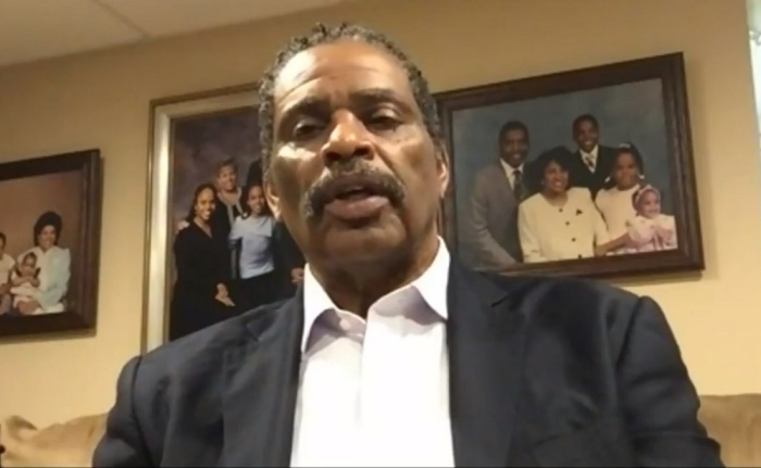Pastor K. Marshall Williams speaks during a conversation on race hosted by the Southern Baptist Convention's Executive Committee on June 17, 2020. 