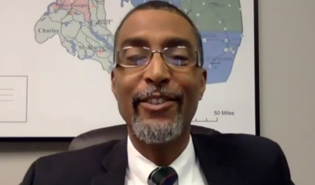 Pastor Kevin Smith speaks during a conversation on race hosted by the Southern Baptist Convention's Executive Committee on June 17, 2020.