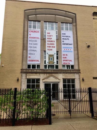Elim Romanian Pentecostal Church Chicago, Illinois, May 18, 2020. 