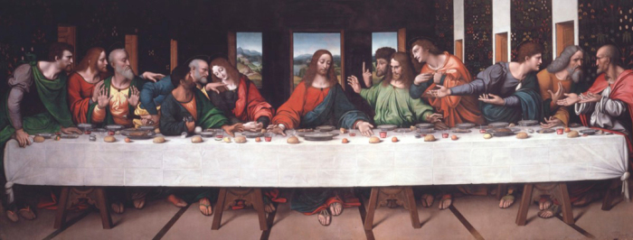 Within the Royal Academy’s Collection Gallery is a full-size copy of Leonardo da Vinci’s 'Last Supper,' painted by one or more of his pupils. 