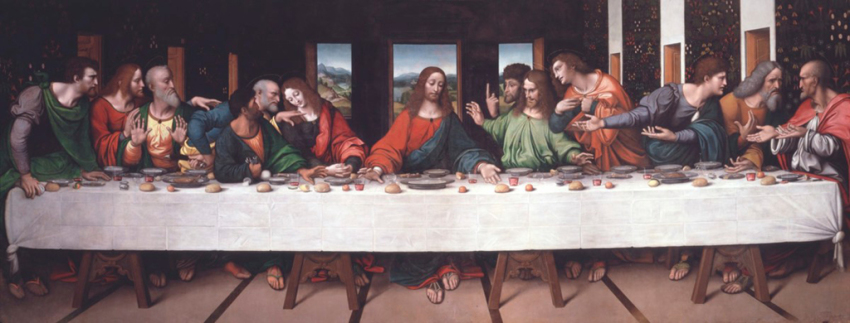 Within the Royal Academy’s Collection Gallery is a full-size copy of Leonardo da Vinci’s "Last Supper," painted by one or more of his pupils.