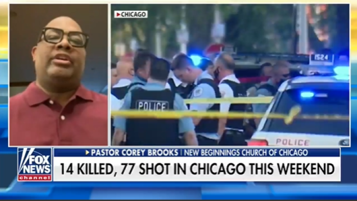 Chicago pastor of New Beginnings Church speaks on Fox & Friends about violence