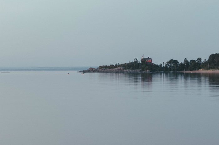 Early morning on Lake Superior at McCarthy’s Cove, near downtown Marquette, Michigan.