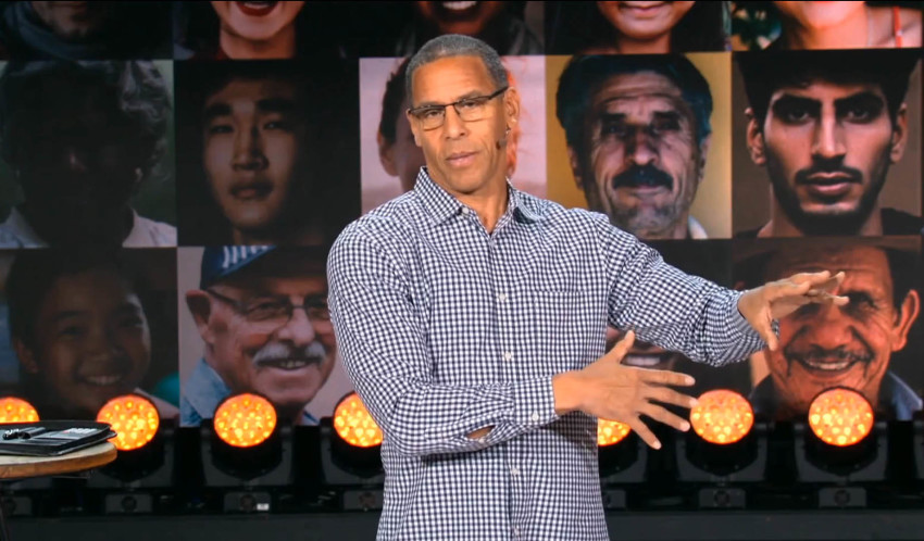 Pastor Miles McPherson speaking on the "third option" to deal with racism in America.