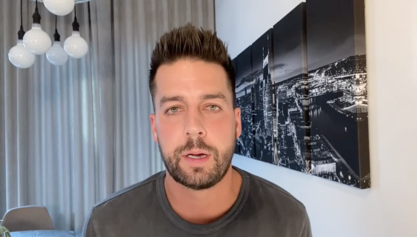 John Crist speaks in new video on Instagram, posted July 15, 2020.