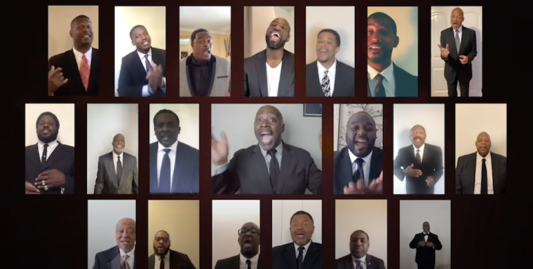 NFL Players Choir 2020 perform ‘This Little Light of Mine’ for American Cancer Society 