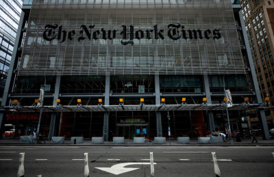 The New York Times office. 