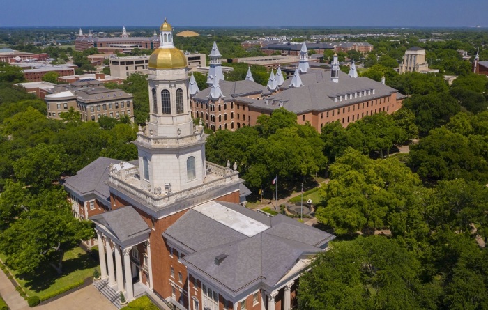 The campus of Baylor University