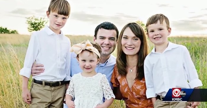 A family photo of Pastor Adam Carter