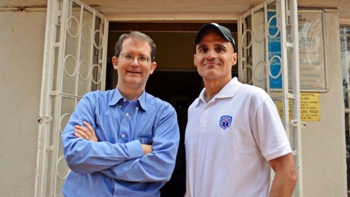 Dr. John Fielder (L) and Mark Gerson (R) 