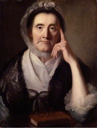 A portrait of Selina Hastings (1707-1791), the Countess of Huntingdon who became known as the 'Queen of Methodism' for her support of the Methodist movement. 