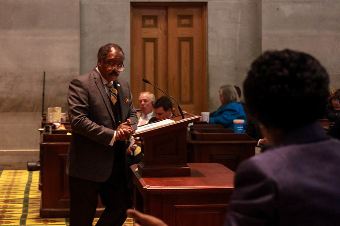 Tennessee state Rep. John DeBerry speaks on April 7, 2014. 