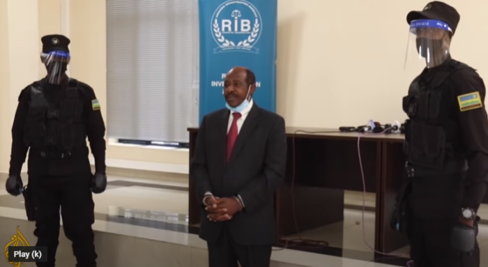 Paul Rusesabagina arrested on terrorism charges in Rwanda on August 31, 2020. 