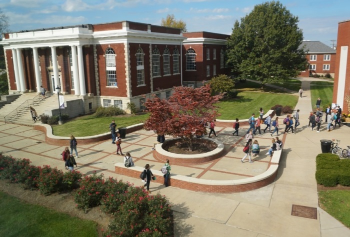 The campus of Asbury University of Wilmore, Kentucky