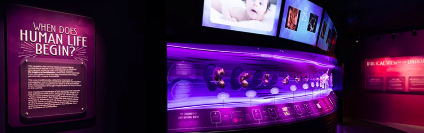 "Fearfully and Wonderfully Made" opened September 25 and is part of a two-part series answering the question, "When does life begin?"