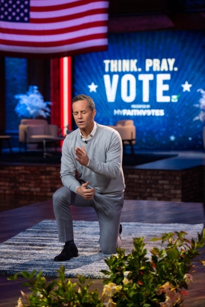 Two-part TBN broadcast special, “Think, Pray, Vote with Kirk Cameron,” 2020