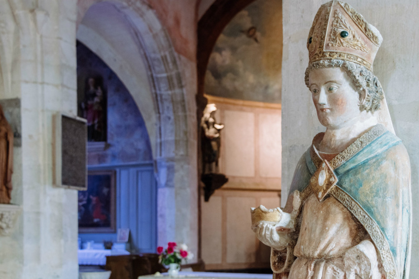 The Church of St. Radegund in the French village of Giverny, which is best known as the home of Claude Monet.