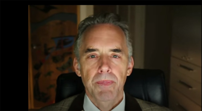 Jordan Peterson speaks in a video to his supporters that was posted to YouTube on Oct. 19, 2020. 