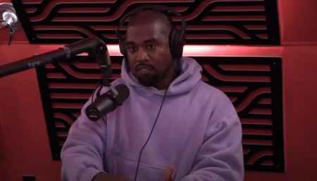 Kanye West talks about abortion on "The Joe Rogan Experience" podcast, Oct. 24, 2020.
