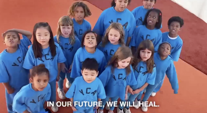 Students of Yeezy Christian Academy promotional video, 2020