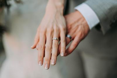 marriage, rings, couple