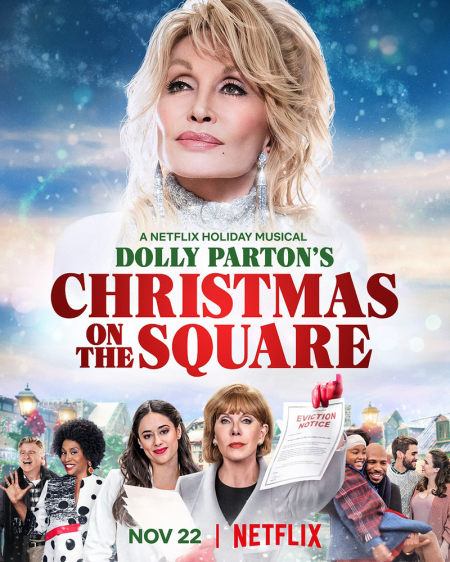 Dolly Parton stars in "Christmas on the Square," hitting Netflix on November 22, 2020.
