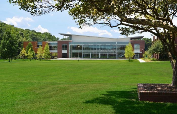 The Greer Environmental Sciences Center at Virginia Wesleyan University