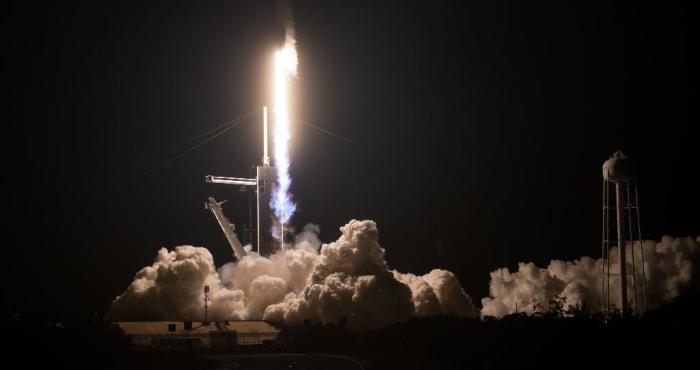 SpaceX Crew Dragon takes off from NASA’s Kennedy Space Center in Florida on Nov. 15, 2020. 