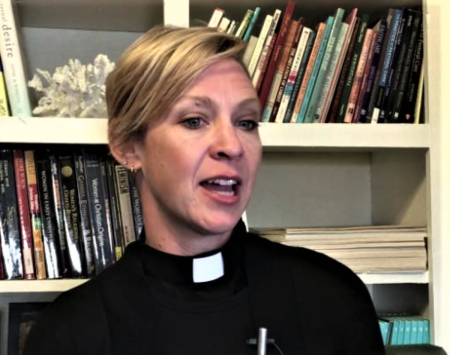 The Rev. Amanda Henderson, ordained by the Disciples of Christ, is the director of the new Institute for Religion, Politics & Culture at Iliff School of Theology in Denver, Colorado. Henderson hopes to use the institute to research the religious underpinnings of current issues and move the state and nation toward a more "Iiberative" framework.