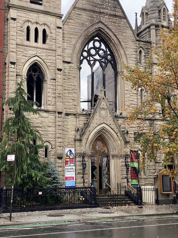 Middle Collegiate Church in New York City on Dec. 5, 2020. 