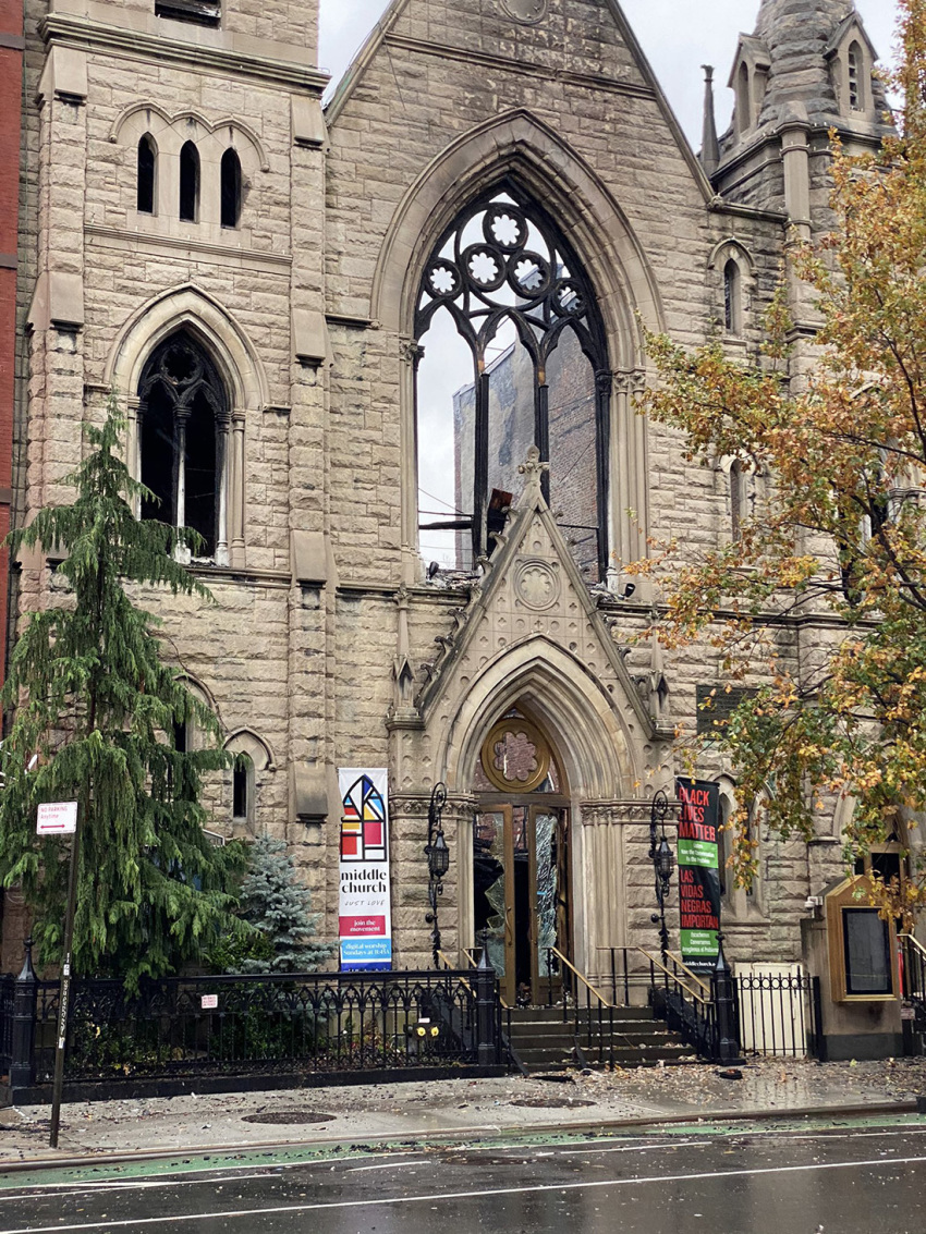 Middle Collegiate Church in New York City on Dec. 5, 2020.