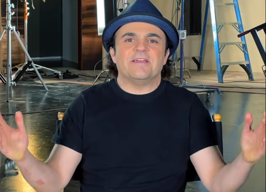 Actor Michael D. Cohen, who stars in the Nickelodeon live-action sitcom "Henry Danger" and its spinoff "Danger Force," announces the "Trans Youth Acting Challenge," Dec. 1, 2020. 